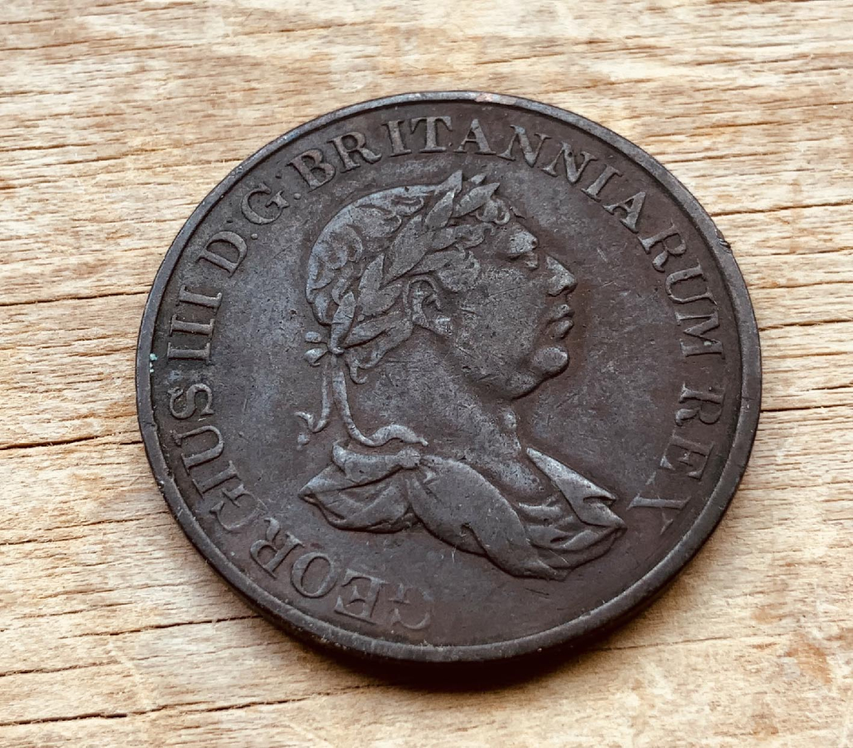 1815 Ceylon 1 Stiver coin C339